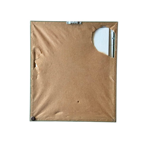 Vintage Original Male Portrait, Framed For Sale - Image 9 of 9