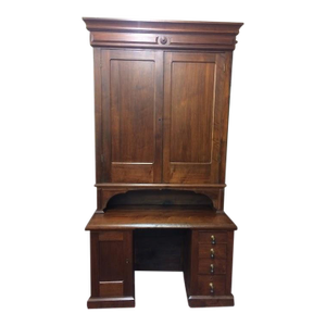 Antique Secretary Desk, Victorian Secretary Desk, Walnut Desk