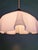 Lavender Art Deco Pendant Light in Pleated Mauve Opaline Glass, 1920s For Sale - Image 8 of 13