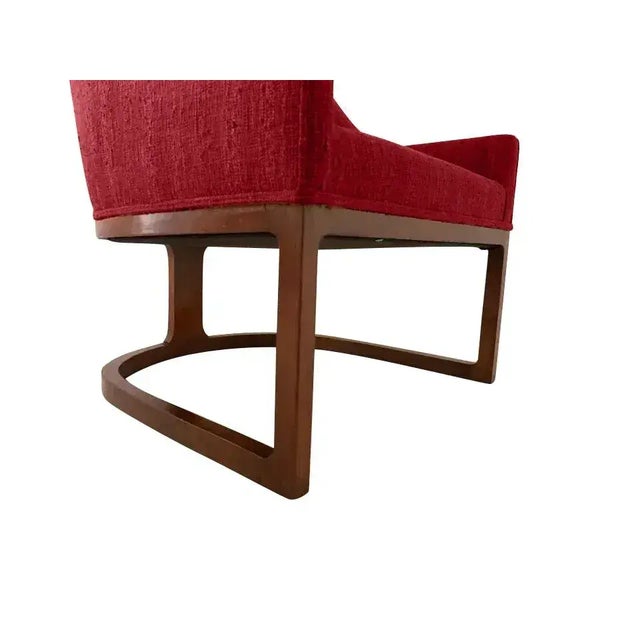 Mid-Century Modern Mid-Century Style" Spoonback Chairs - A Pair For Sale - Image 3 of 5