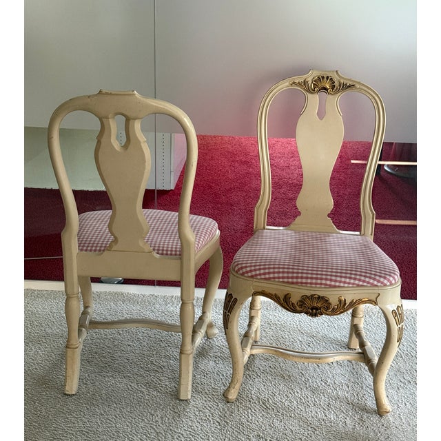 Chairs in Swedish Rococo, Set of 2 For Sale - Image 6 of 7