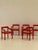 Mid-Century Modern Red Model Carimate Dining Chairs by Vico Magistretti for Cassina, 1960s, Set of 6 For Sale - Image 3 of 16