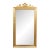 Vintage 1989 Windsor Art Louis XV Rococo Style Gold Gilt Beveled Wall Mirror 37" For Sale
