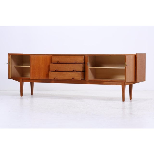 1960s Mid-Century Danish Teak Sideboard, 1960s For Sale - Image 5 of 15