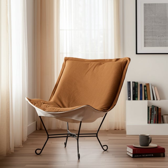 2020s Puff Chair Complete Qivuit Brown For Sale - Image 5 of 7
