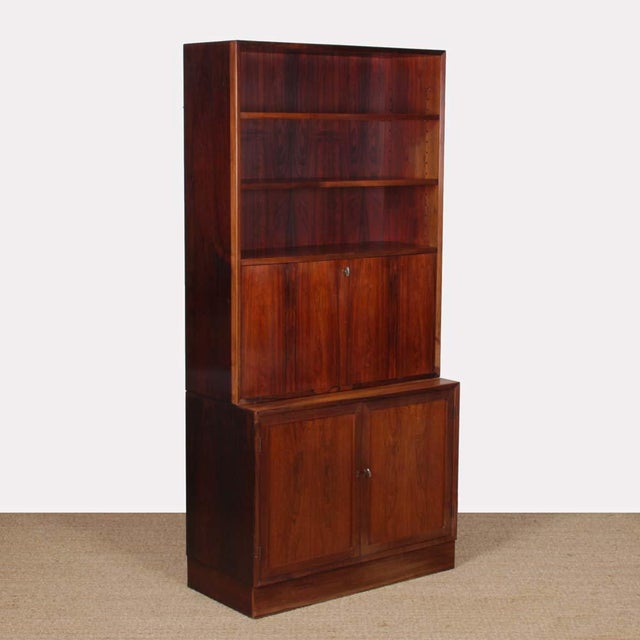 Wood Rosewood Secretary Desk from Lyby Mobler, 1960s For Sale - Image 7 of 7