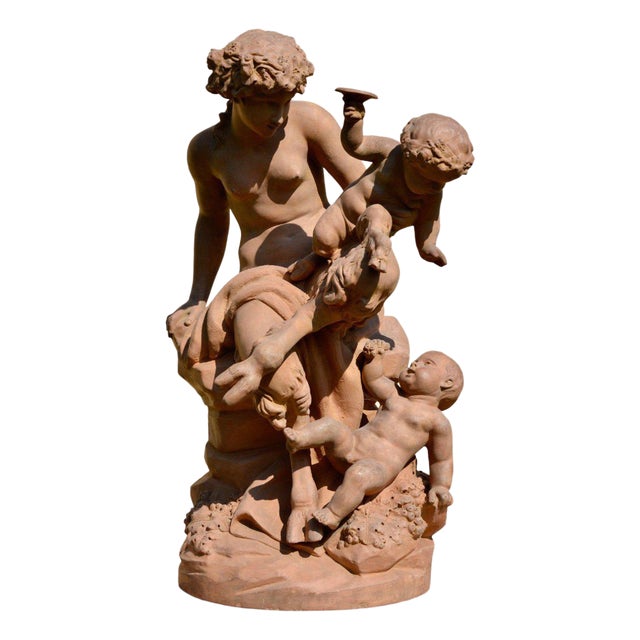 Vase in Terracotta by Alfred Rolle For Sale