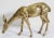 Metal Hollywood Regency Cast Brass Standing Doe Sculpture, 1960s For Sale - Image 7 of 9
