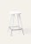 White Tupp stool by Storängen Design Dimensions: D 41 x W 41 x H 65 cm Materials: birch wood, nickel plated steel. Also...