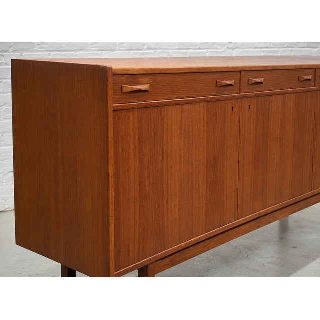 Teak Mid Century Modern Credenza by Ulferts, Made in Sweden, C. 1960's For Sale - Image 9 of 17