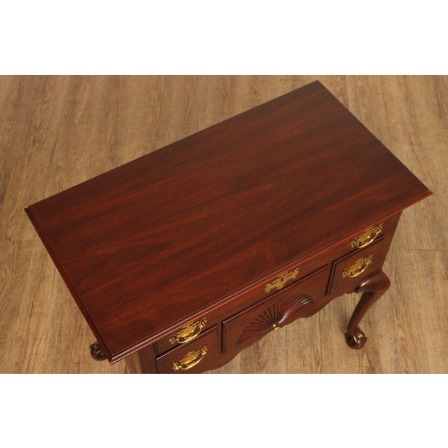 Henkel Harris SPNEA Chippendale Style Mahogany Lowboy For Sale In Philadelphia - Image 6 of 13