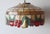 1970s 1970s Tiffany-Style Stained Glass Fruit Leaf Motif Pendant Hanging Light Fixture For Sale - Image 5 of 18