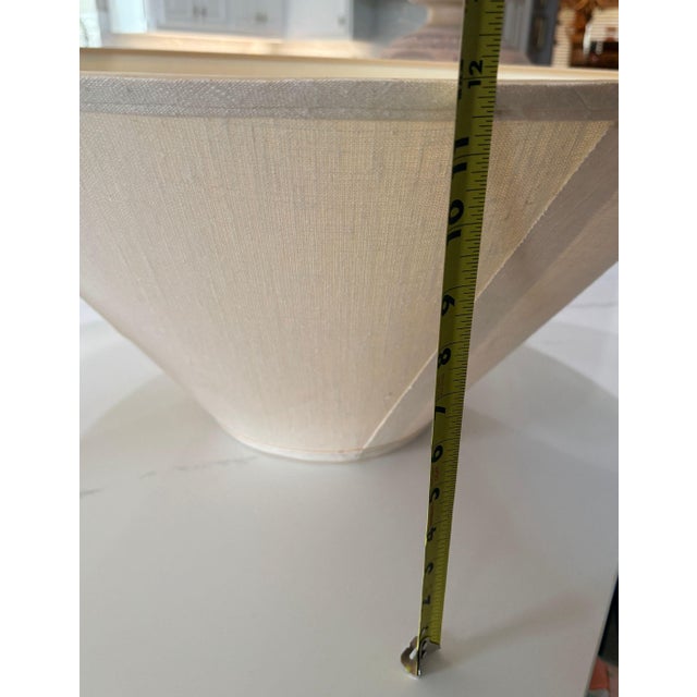 1970s Brutalist Sculpted Earthenware Table Lamp by Casual Lamps of California For Sale - Image 9 of 12