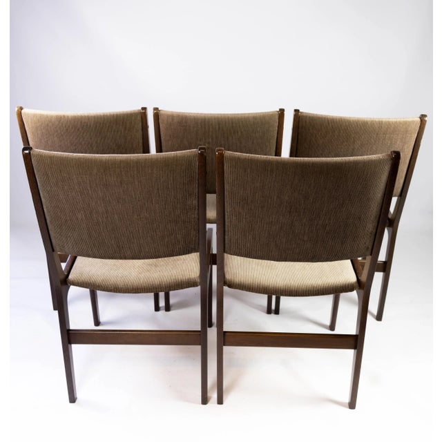 1960s Dining Chairs in Dark Wood from Farstrup, 1960s, Set of 4 For Sale - Image 5 of 15