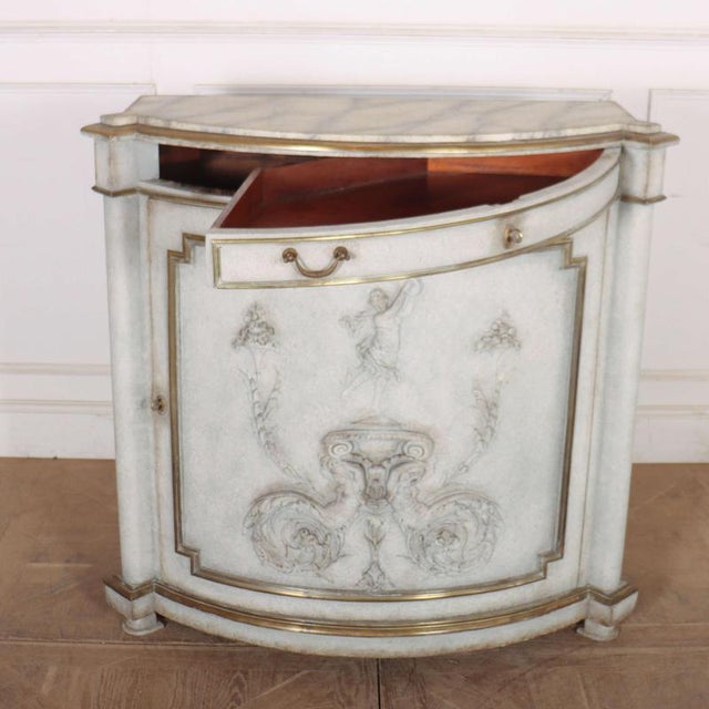French Bowfronted Buffet, 1890s For Sale - Image 9 of 13