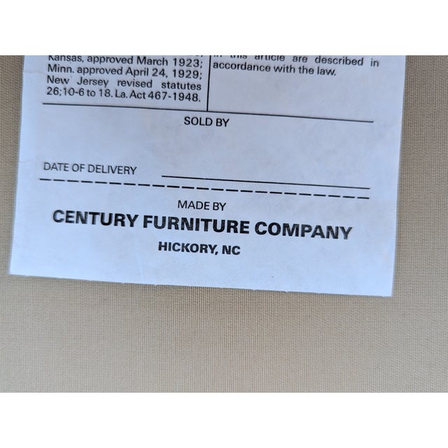 White Vintage Chintz Brunschwig Fils Upholstered Settee by Century Furniture For Sale - Image 8 of 14