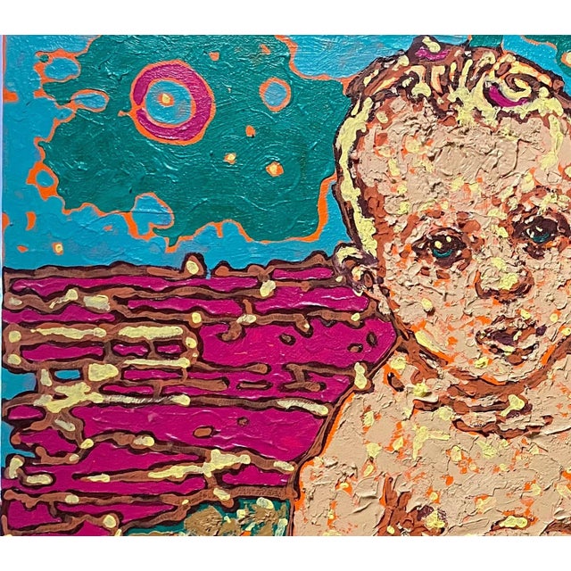 FREE SHIPPING worldwide. The painting will be rolled up and packed securely in a special protective tube. Note: The...