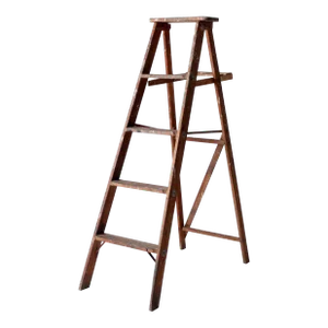 Vintage Painter's Wooden Ladder