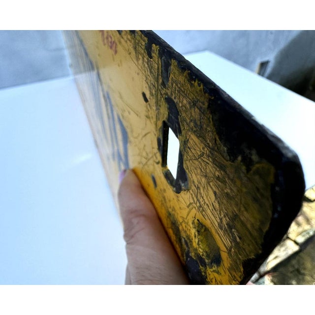 Vintage Italian Double-Sided Metal Train Route Sign: Roma Termini to Firenze SMN, 1970s For Sale - Image 15 of 17