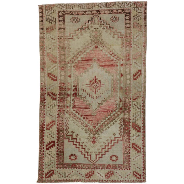 Vintage Turkish Oushak Rug - 03'03 X 05'06 For Sale - Image 9 of 9