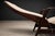 Wood Reclining Sun Chaise Lounge in Hardwood and Ultrasuede by Walter Gerdau, Brazil, 1940s - Lot 82A For Sale - Image 7 of 15