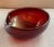 Thick Elsa Peretti for Tiffany signed thumb print bowl. Deep porphyry red with gold accents. Heavy. Signed. Pretty on a...