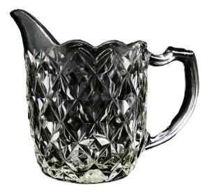 Art Deco Milk Jug from Ząbkowice Glassworks, Poland, 1950s