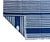 Handmade Denim Blue and White Cotton Vegetable Dyed Striped Rug - 8'x10' For Sale - Image 10 of 11
