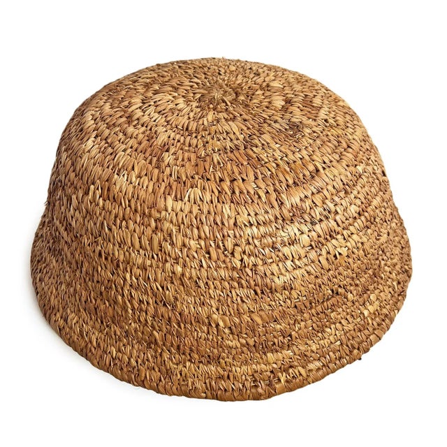 Mid 20th Century Vintage Dogon Woven Basket For Sale - Image 5 of 5