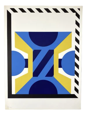 Kumi Sugaī, Signal A, 1974, Lithograph