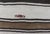 Mid 20th Century Vintage Turkish Kilim Rug With Ivory, Brown and Dark Stripe Bands For Sale - Image 5 of 11