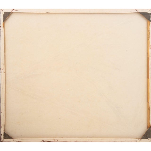 Maroon Jack Roth "Idem - 5" Acrylic on Canvas, 1982 For Sale - Image 8 of 12