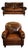 Balmoral Sofa and Armchair in Leather from Timothy Oulton, 2010s, Set of 2 For Sale