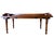 Antique English Mahogany Reading Breakfast Table with Gallery Sides Pierced Grip Handles and Turned Legs For Sale - Image 11 of 17