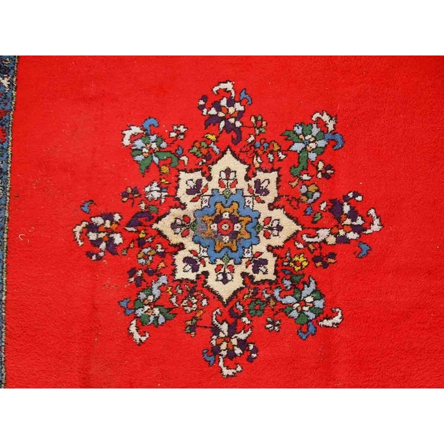 1970s 1970s Handmade Vintage Moroccan Berber Rug For Sale - Image 5 of 10