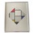 Piet Mondrian “Lozenge in Red, Yellow and Blue” Framed Museum Print For Sale