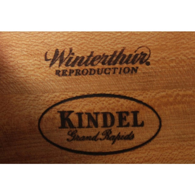 Kindel Winterthur Collection Mahogany Chippendale Style High Chest For Sale - Image 10 of 13