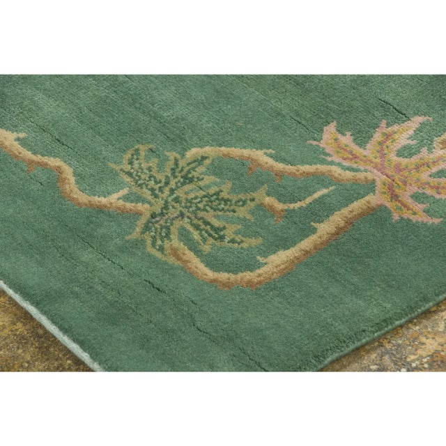 Rug & Kilim Contemporary Chinese Deco Style Wool Runner by Rug & Kilim, India For Sale - Image 4 of 9