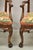 Wood Late 20th Century Maitland Smith Georgian Carved Mahogany Needlepoint Dining Arm Chairs - A Pair For Sale - Image 7 of 11