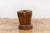 Rustic Teak Wood Rustic Mortar Urn Repurposed as an Antique Planter, 19th Century For Sale - Image 3 of 12