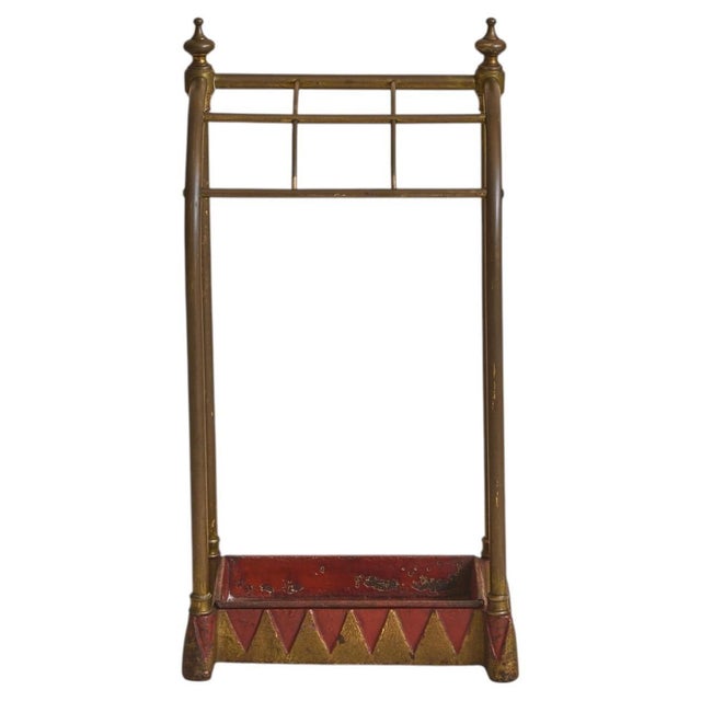 19th Century English Brass Umbrella Stand For Sale In Chicago - Image 6 of 12