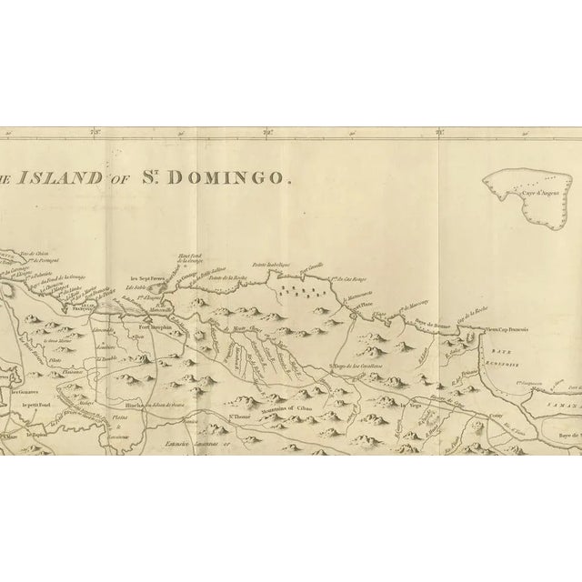 Map of Saint Domingue, Haiti and Dominican Republic, 1793 For Sale - Image 6 of 10