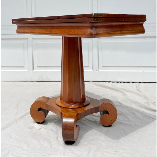 Neoclassical Expanding FoldOut Console Game Table Chairish