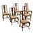 Set of 6 Antique Queen Anne Chestnut Dining Chairs For Sale - Image 4 of 18