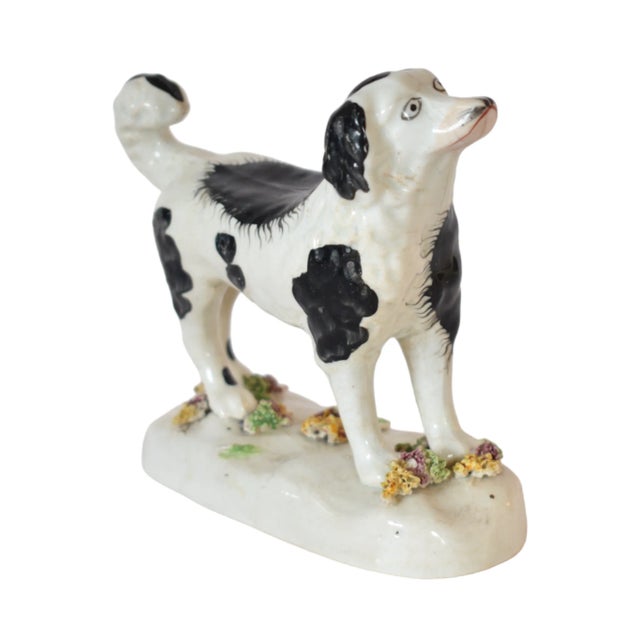 Wood Morris the Black & White Staffordshire Water Spaniel Dog and His Portrait by Susannah Carson For Sale - Image 7 of 12