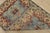 Kazak Rug 2’8” X 4’2” Blue Wool Tribal Hand-Knotted Oriental Carpet For Sale - Image 9 of 10