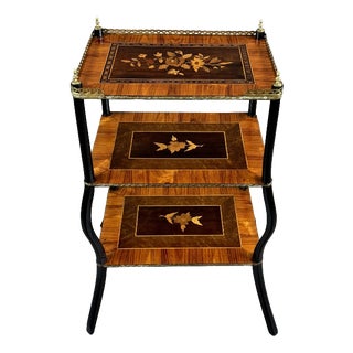 19th Century Napoleon III Marquetry Shelf For Sale