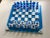 Late 20th Century Vintage Scacchiera in Vetro DI Murano White & Blue Glass Chess Board For Sale - Image 5 of 8