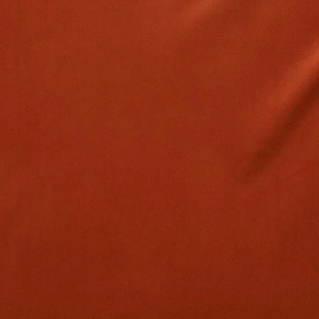 Contemporary Sample - Schumacher Empress Performance Velvet Fabric in Spice For Sale - Image 3 of 3