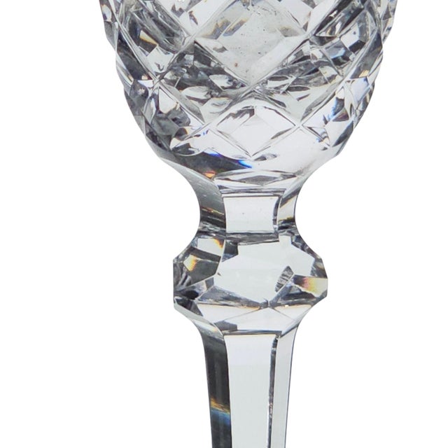 Late 20th Century Late 20th Century Waterford Powerscourt Crystal Wine Glasses - Set of Four For Sale - Image 5 of 9